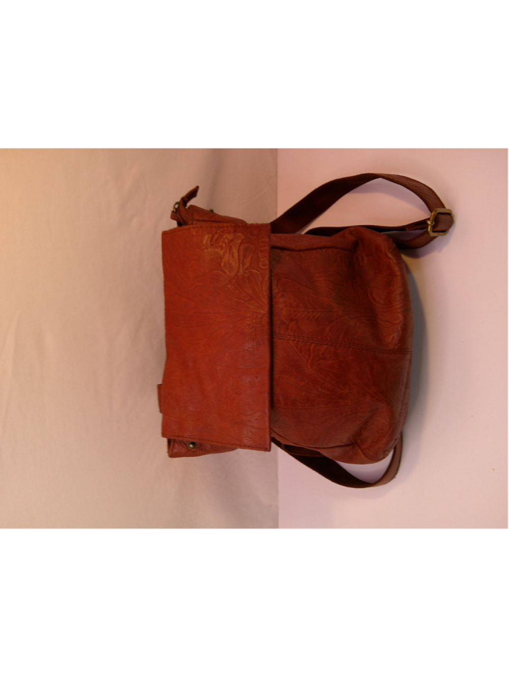 Women's AMERICAN LEATHER CO Brown Embossed Mini backpack One Size